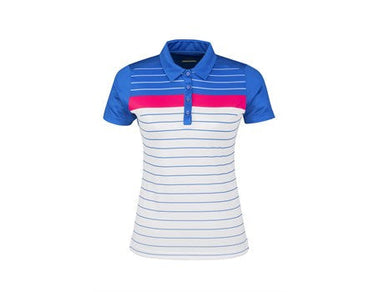 Ladies Skyline Golf Shirt - Blue Only-L-Blue-BU