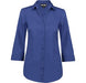 Ladies ¾ Sleeve Viscount Shirt - Royal Blue Only-L-Royal Blue-RB