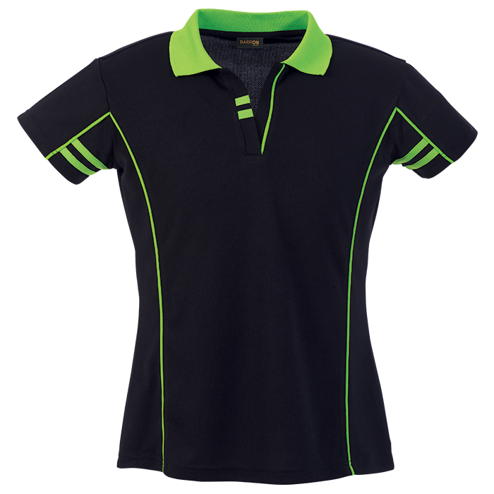 Ladies Spirit Golfer Black/Lime / XS / Last Buy - Golf Shirts