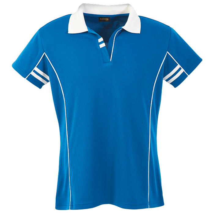 Ladies Spirit Golfer Blue/White / XS / Last Buy - Golf Shirts