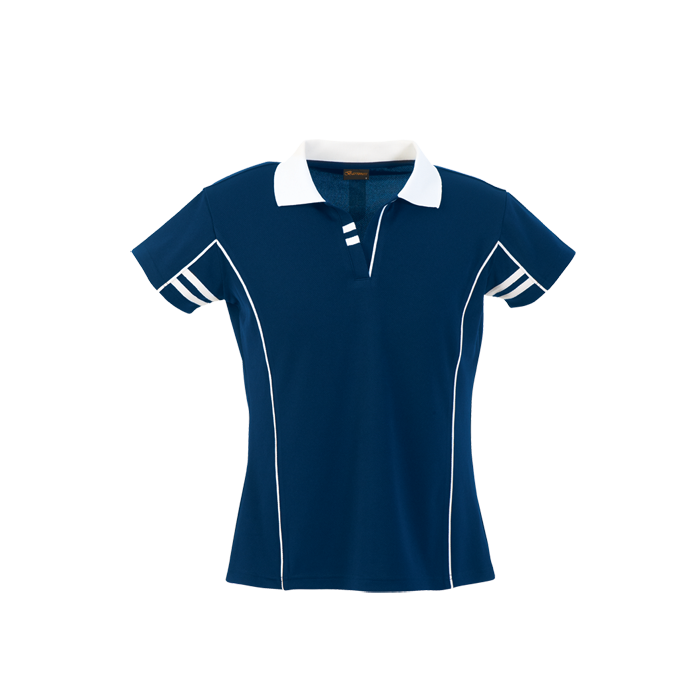 Ladies Spirit Golfer Navy/White / XS / Regular - Golf Shirts