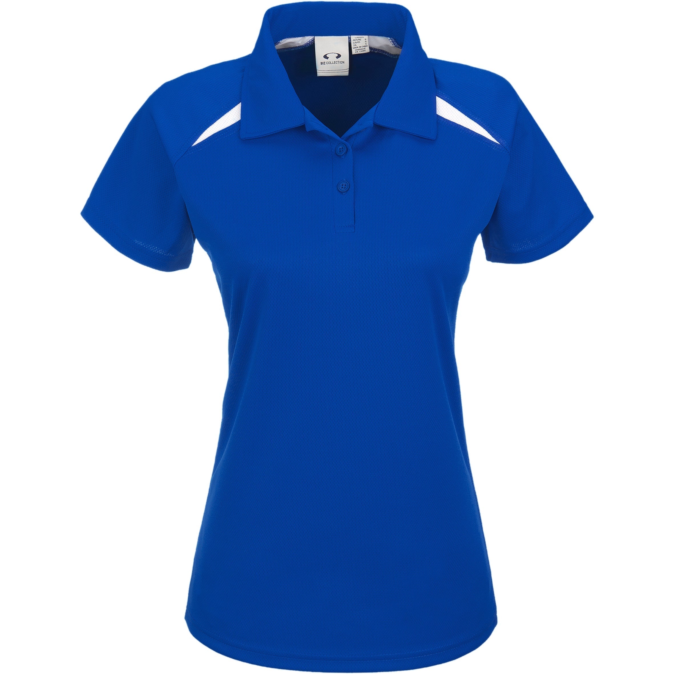 Ladies Splice Golf Shirt-L-Royal Blue-RB