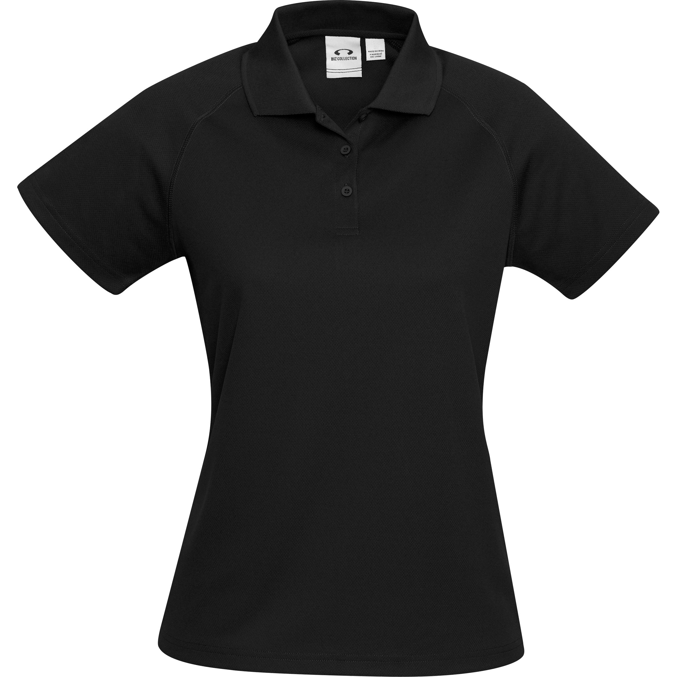 Ladies Sprint Golf Shirt - Blue Only-2XL-Black-BL