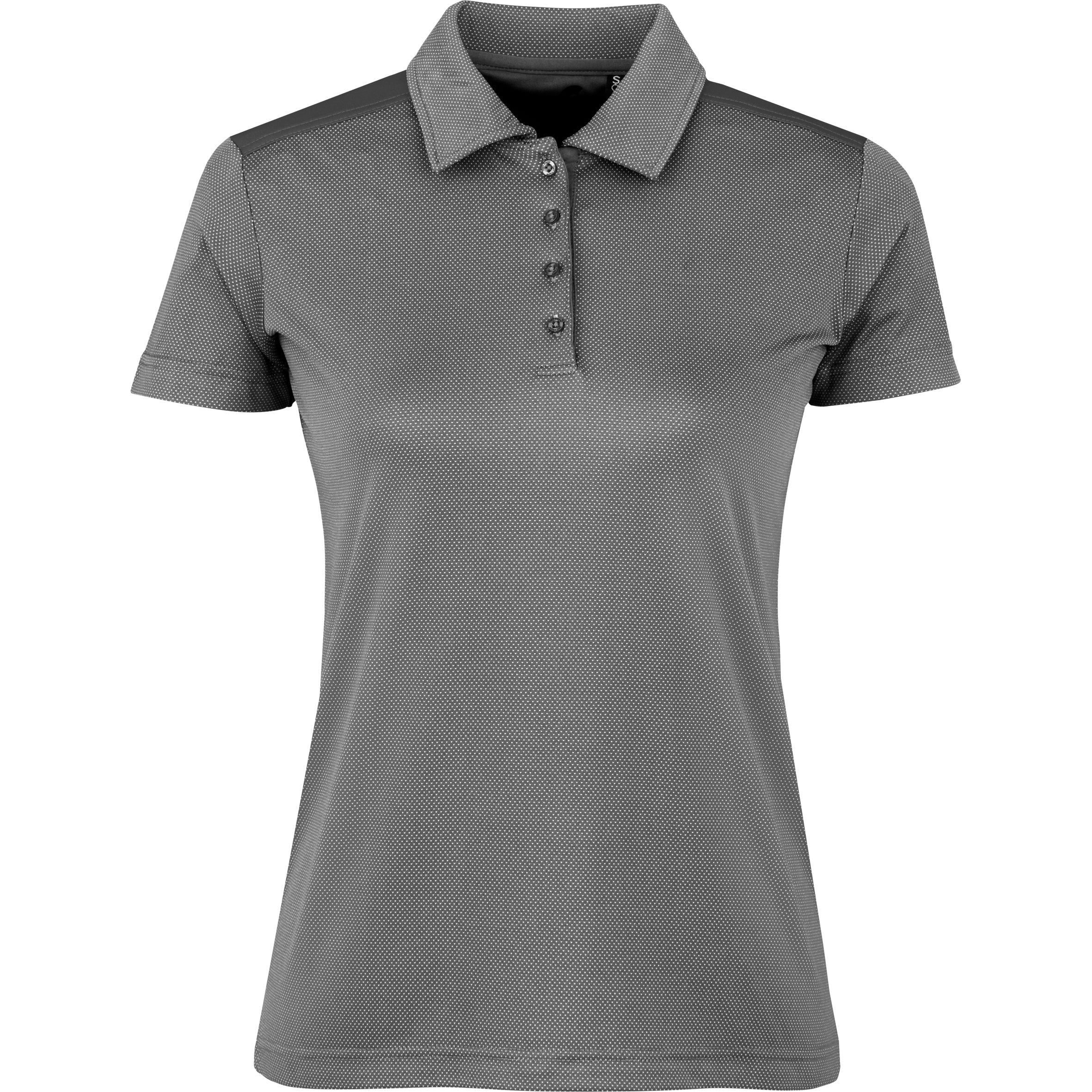 Ladies Sterling Ridge Golf Shirt - Navy Only-L-Grey-GY