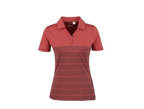 Ladies Streak Golf Shirt - Royal Blue Only-L-Red-R