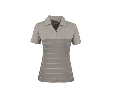 Ladies Streak Golf Shirt - Royal Blue Only-L-Grey-GY