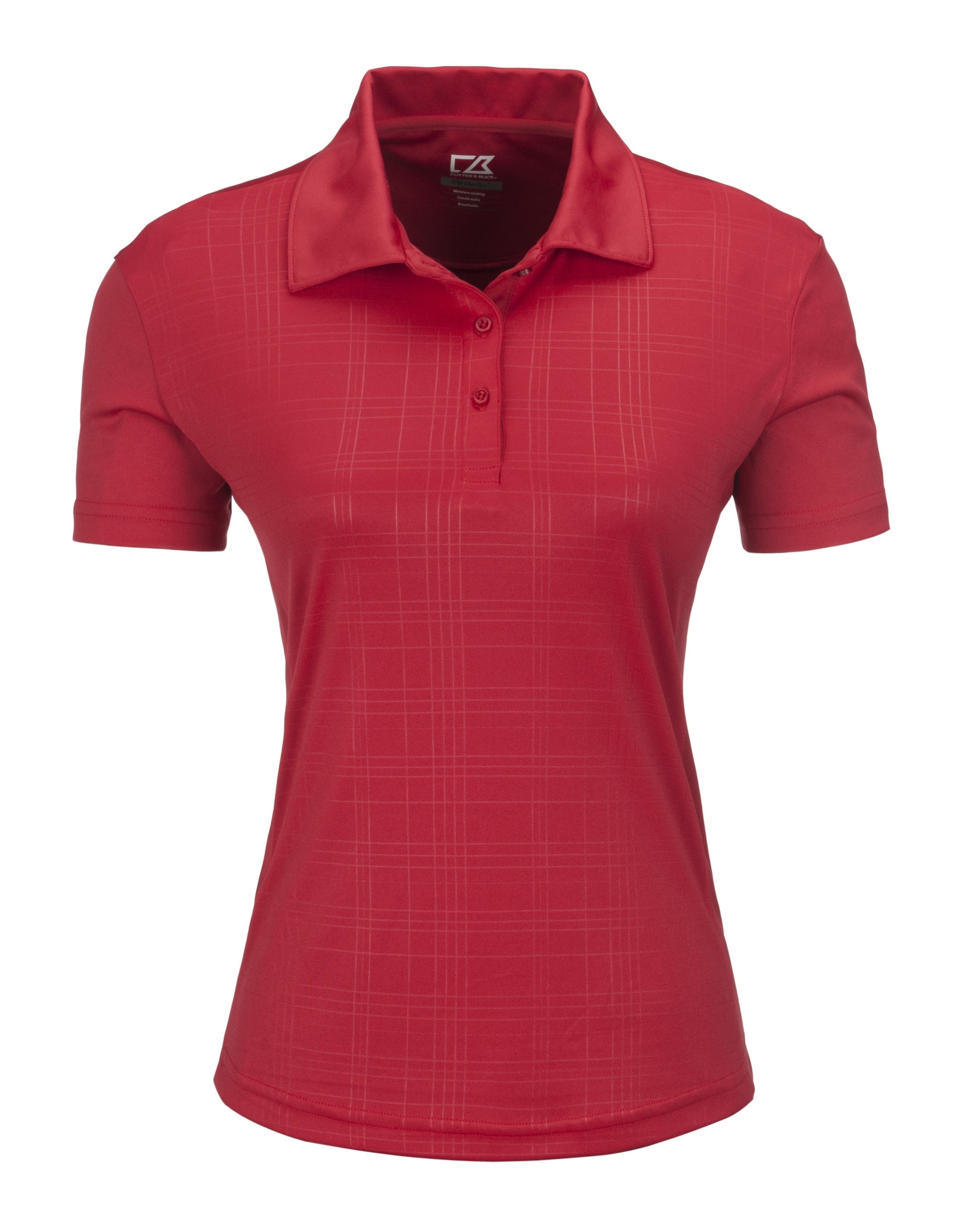 Ladies Sullivan Golf Shirt - Light Blue Only-2XL-Red-R