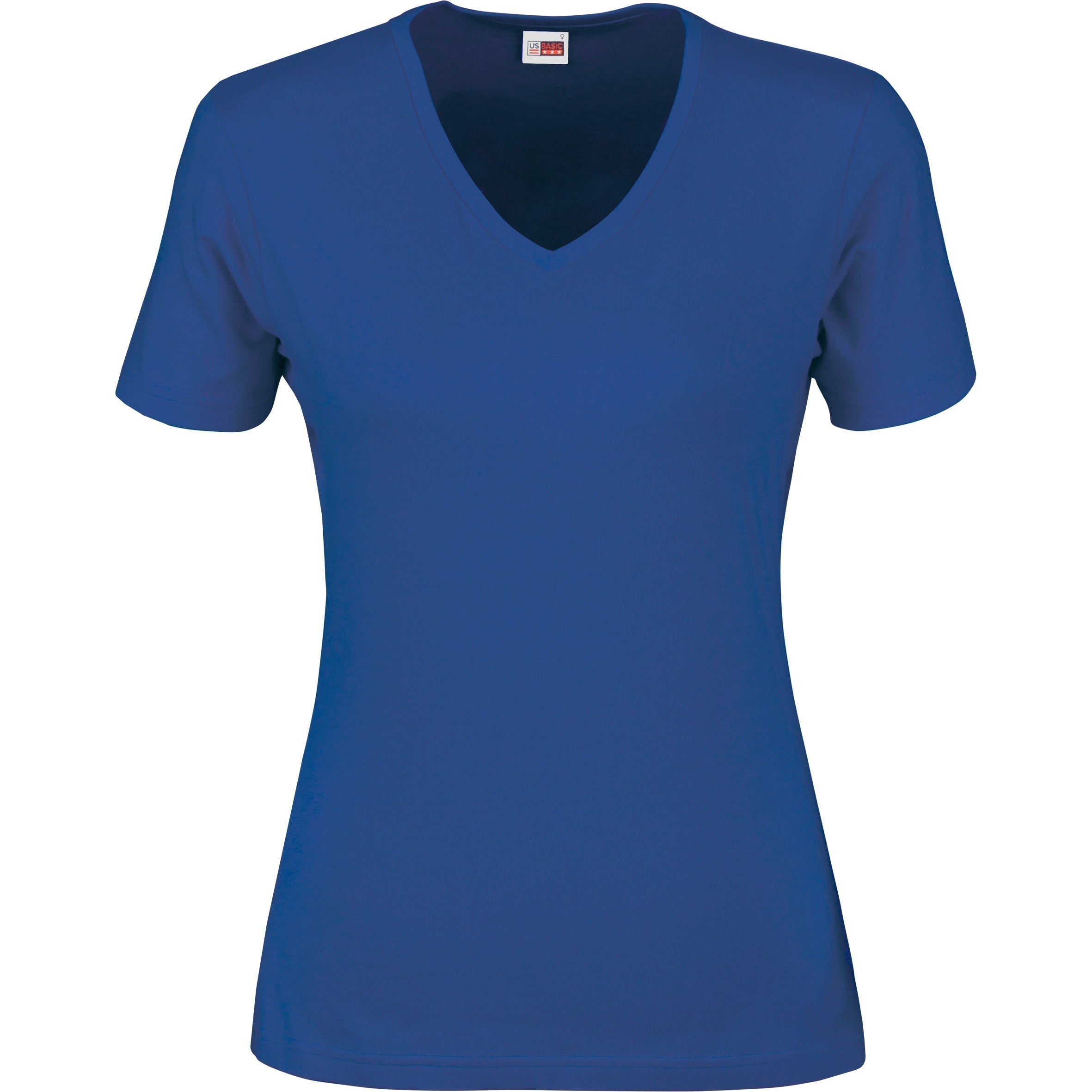 Ladies Super Club 165 V-Neck T-Shirt-L-Royal Blue-RB