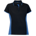 Ladies Two-Tone Golfer Black/Blue / XS / Last Buy - Golf Shirts