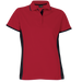 Ladies Two-Tone Golfer Red/Black / XS / Last Buy - Golf Shirts