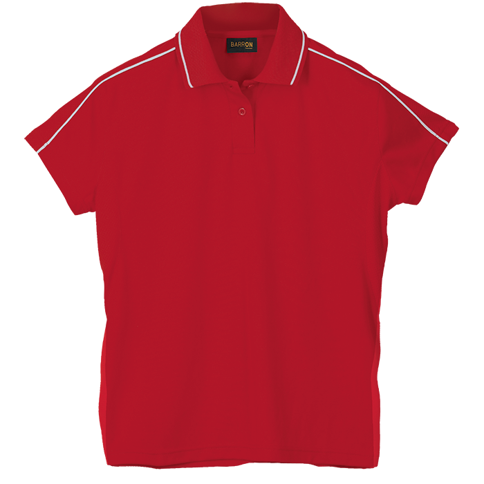 Ladies X-treme Golfer Red/White / SML / Last Buy - Golf Shirts
