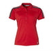 Ladies Trinity Golf Shirt - White Only-L-Red-R