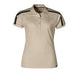 Ladies Trinity Golf Shirt - White Only-L-Khaki-KH