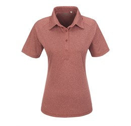 Ladies Triumph Golf Shirt - Red Only-L-Red-R