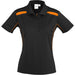 Ladies United Golf Shirt - White Navy Only-L-Black With Orange-BLO