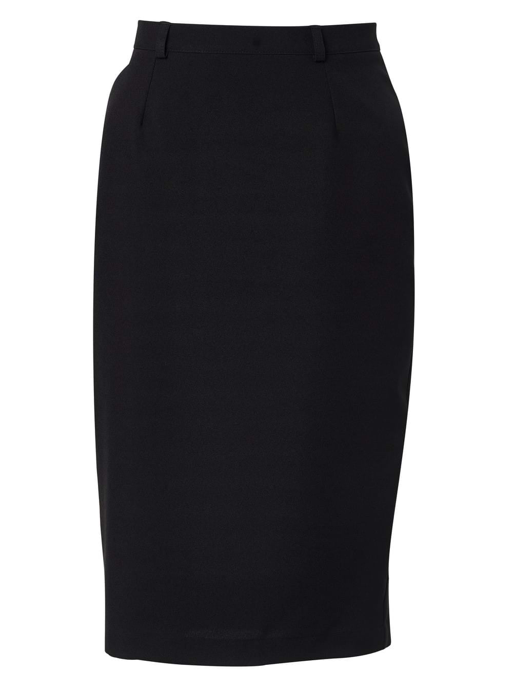 Ladies Verity Pencil Skirt - Fabric 869 Black / 46 - Knee-Length Skirts