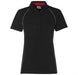 Ladies Victory Golf Shirt - Red Only-L-Black-BL