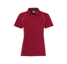 Ladies Victory Golf Shirt - Red Only-L-Red-R