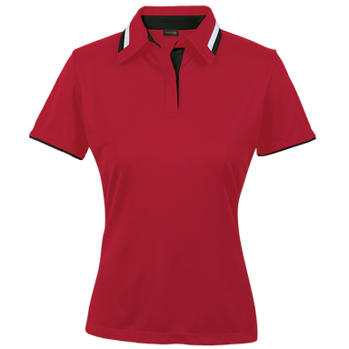 Ladies Vitality Golfer  Red/Black/White / XS / 