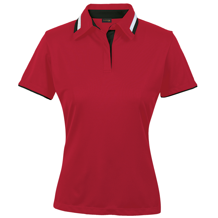 Ladies Vitality Golfer  Red/Black/White / XS / 