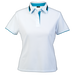 Ladies Vitality Golfer  White/Blue/Black / XS / 