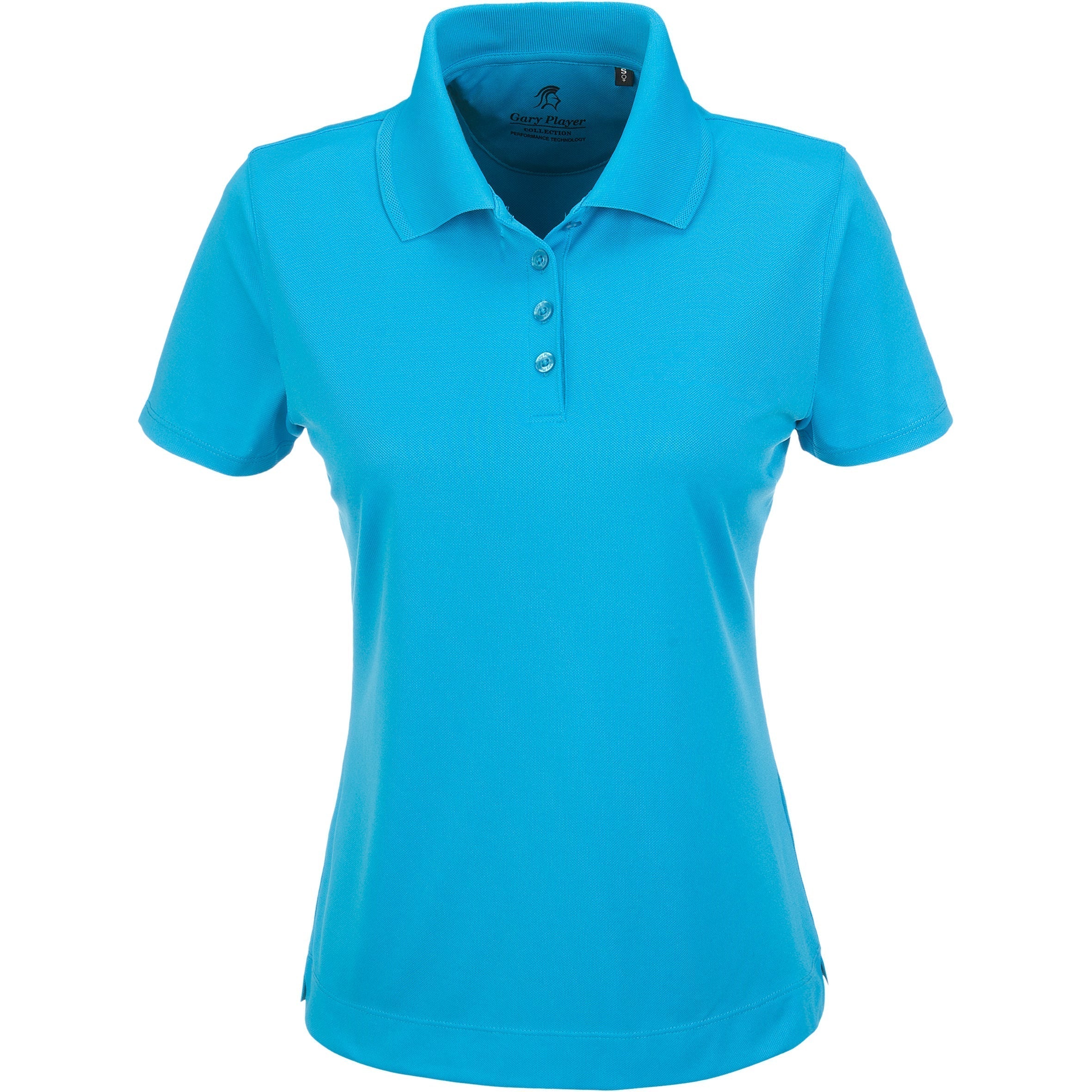 Ladies Wynn Golf Shirt-L-Aqua-AQ