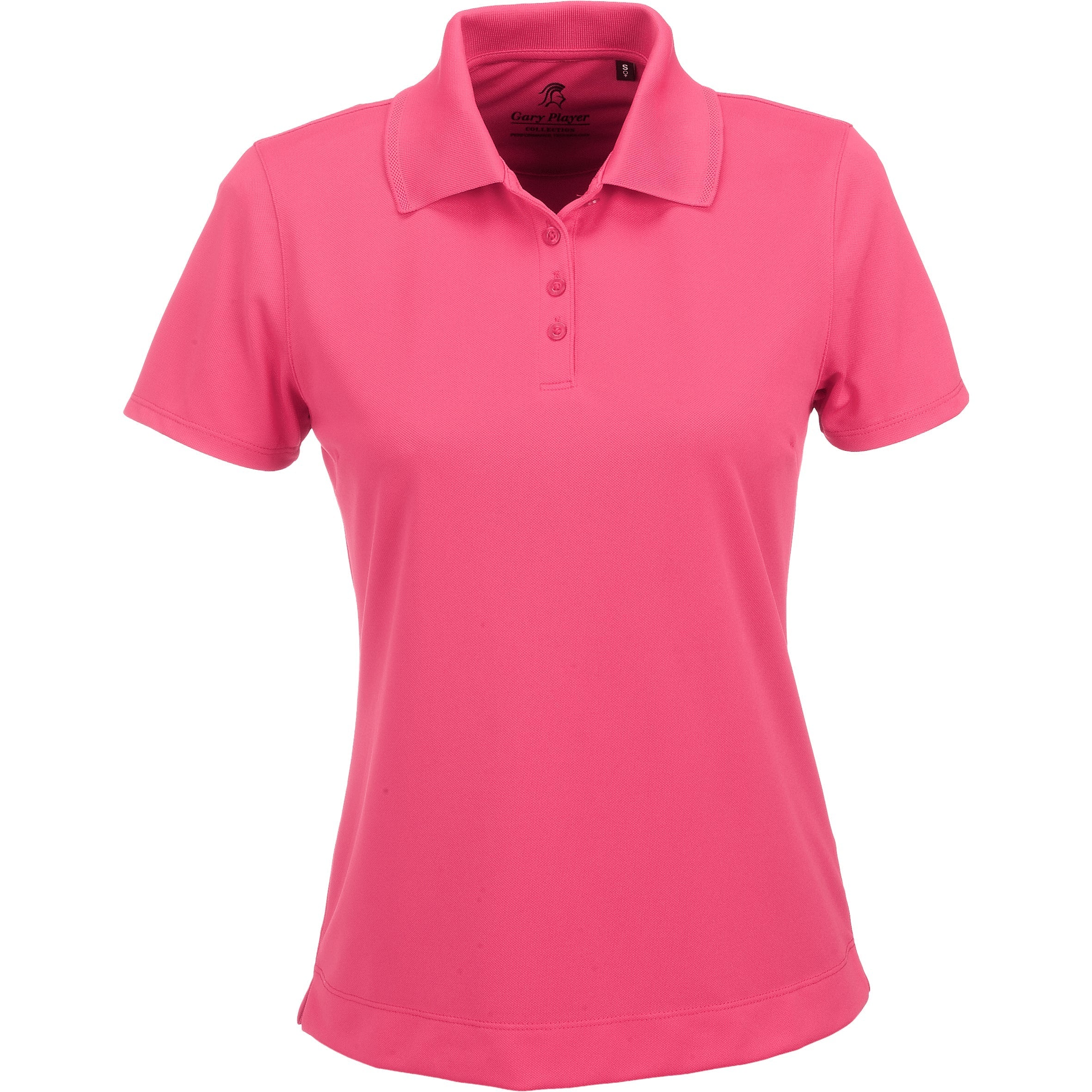 Ladies Wynn Golf Shirt-L-Pink-PI