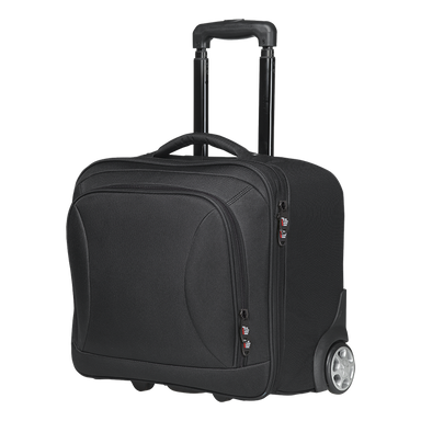 Lazarus Laptop & File Trolley Bag Black / STD / Regular - Bags on Wheels
