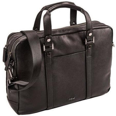 Leather Laptop Bag | Black-