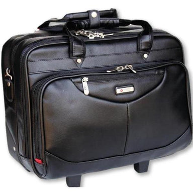 Leatherette Laptop Trolley-Briefcases