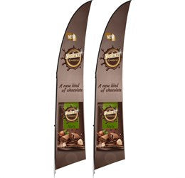 Legend 3m Sublimated Arcfin Single-Sided Flying Banner (Set Of 2)-Banners