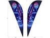 Legend 3m Sharkfin Double Sided Flying Banner Skin-Banners