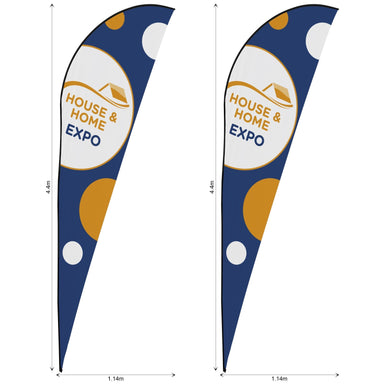 Legend 4m Sublimated Sharkfin Flying Banner Skin (Set Of 2)-Banners