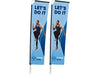 Legend 3m Sublimated Telescopic Single-Sided Flying Banner (Set Of 2)-Banners