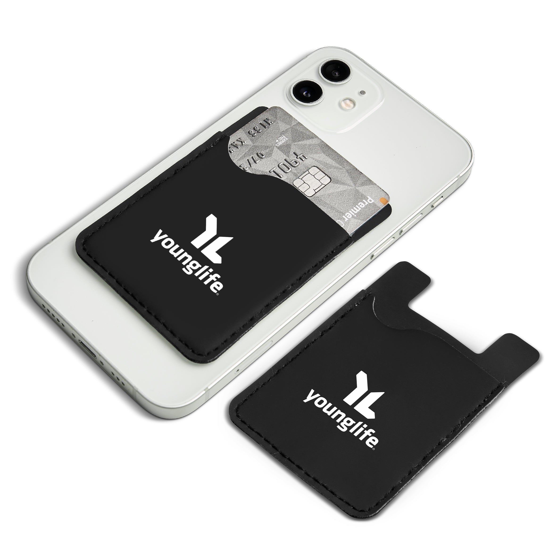 Lenox Phone Card Holder-Black-BL