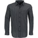 Men Long Sleeve Aston Shirt-L-Black-BL