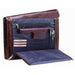 Luxury Italian Leather Underarm Folder Brown-