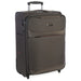 Magnum 55cm 2 Wheel Carry On With USB Port | Dark Grey-Suitcases