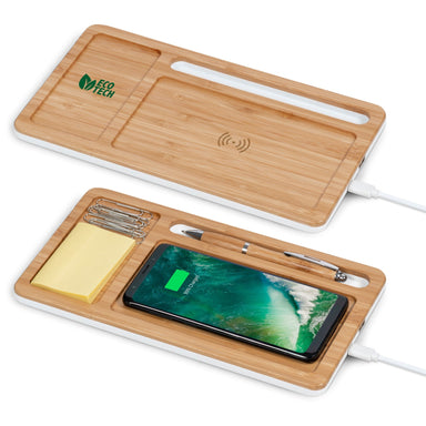 Maitland Desk Organiser With Wireless Charger-