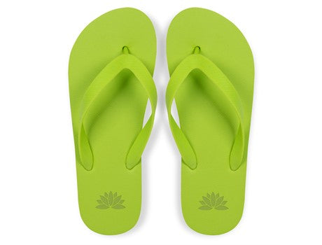 Maldives Unisex Flip Flops - Lime