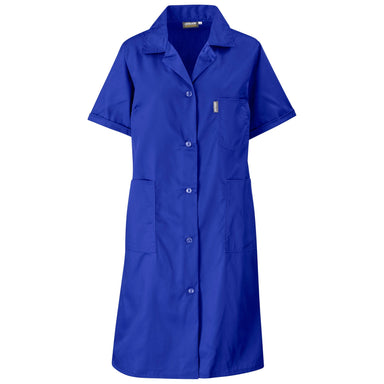 Marriot Polycotton Housecoat-Work Safety Protective Gear-L-Royal Blue-RB