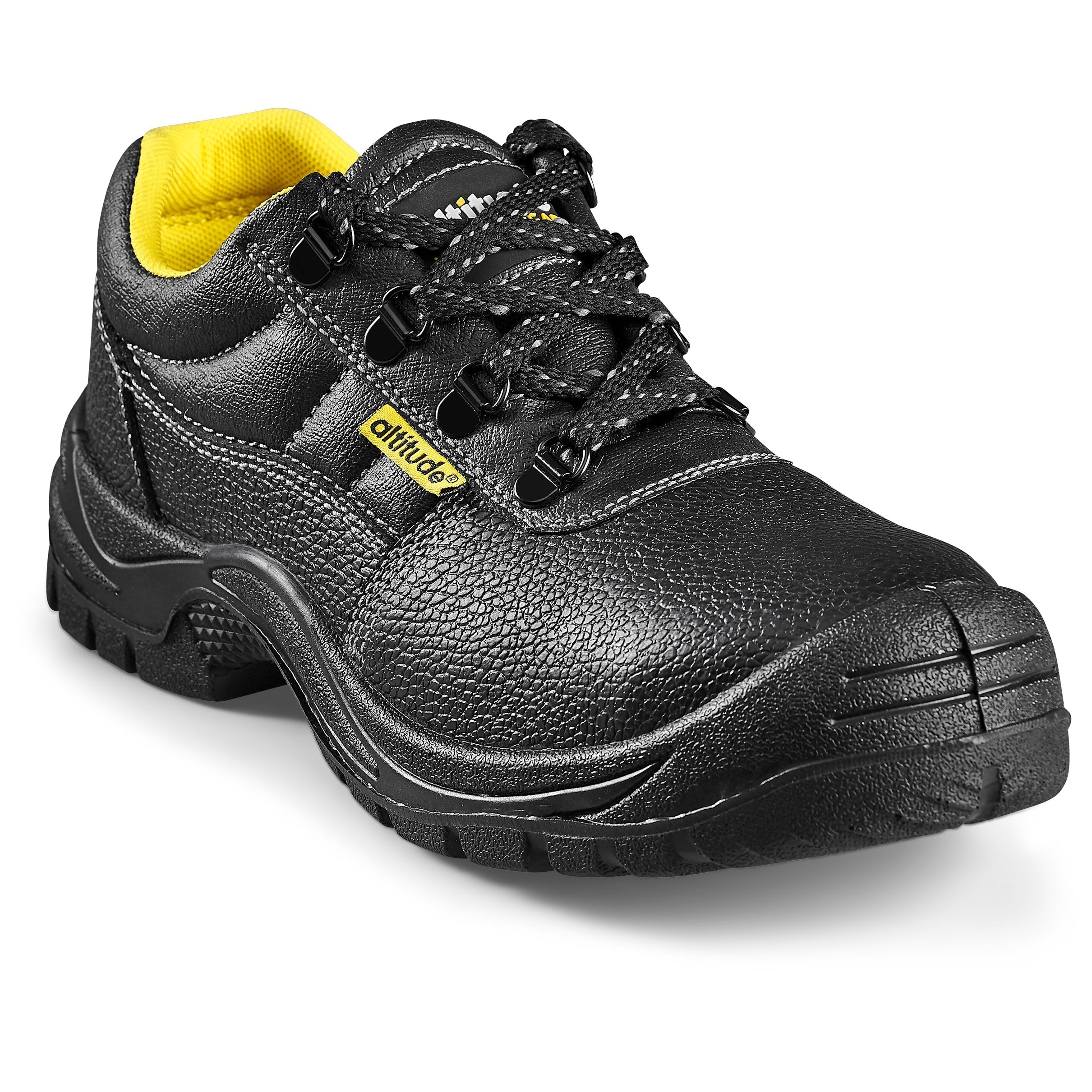 Mega Safety Shoe Steel Toe Cap-3-Black-BL