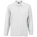 Mens 175g Pique Knit Long Sleeve Golfer  White / 
