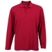 Mens 175g Pique Knit Long Sleeve Golfer Red / SML / Regular - Golf Shirts