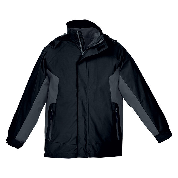 Mens 4-in-1 Jacket Black/Grey / SML / Regular - Jackets