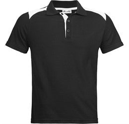 Mens Apex Golf Shirt-2XL-Black-BL