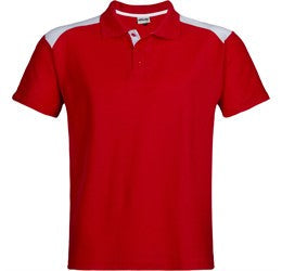 Mens Apex Golf Shirt-2XL-Red-R