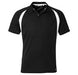 Mens Apex Golf Shirt - White Only-L-Black-BL