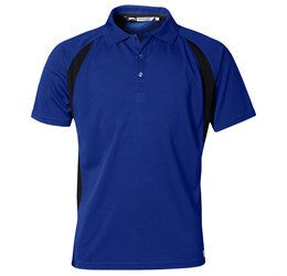 Mens Apex Golf Shirt - White Only-2XL-Royal Blue-RB