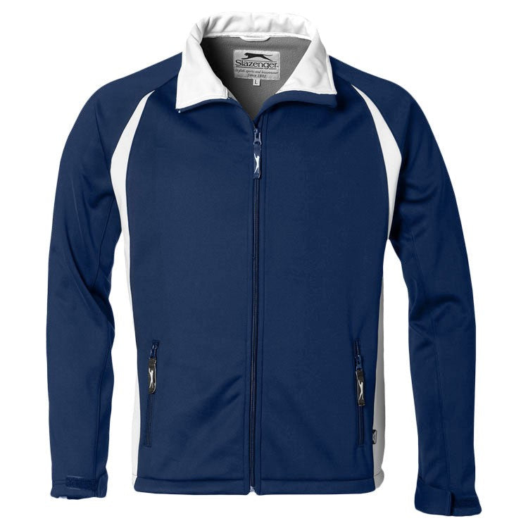 Mens Apex Softshell Jacket - Red Only-L-Navy-N